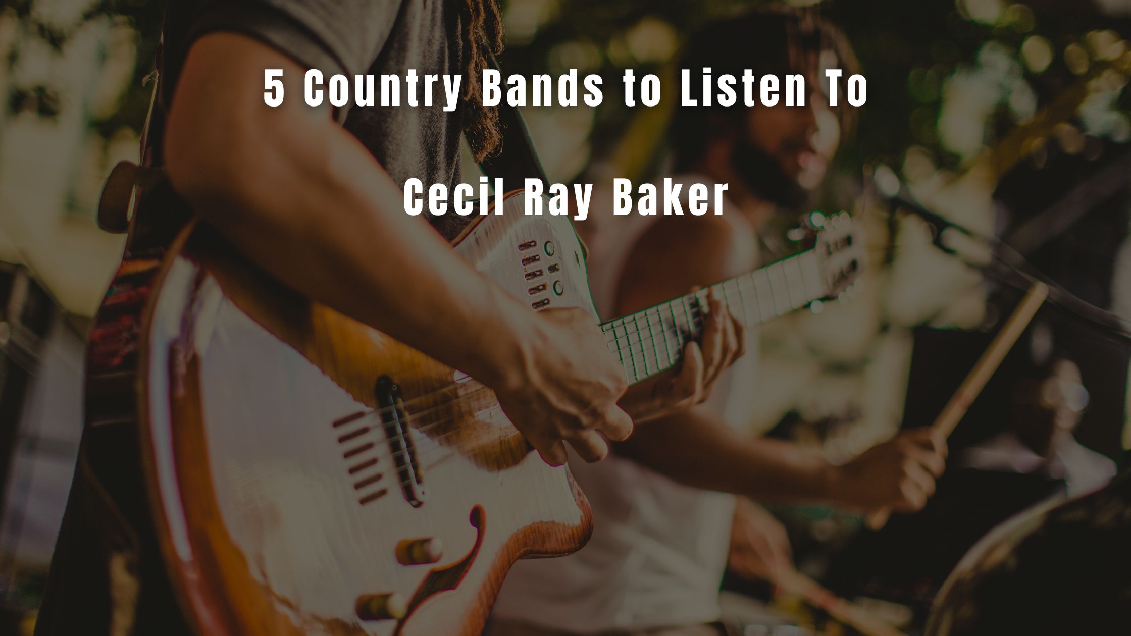 5 Country Bands to Listen To